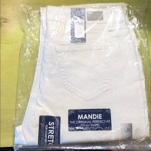 Bandolier Mandie white jeans size 12